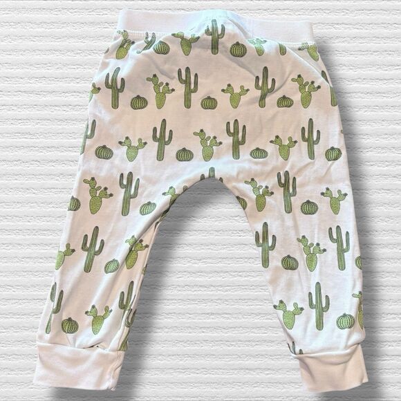 Monica + Andy Organic Cotton Cactus Panda Pants Size 12-18 Months - Picture 3 of 3